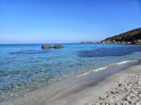Pláž na jihu (Sardinie - Itálie)
